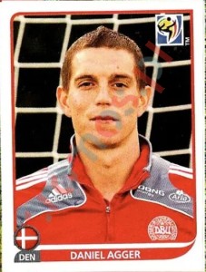 356 Daniel Agger – FIFA World Cup South Africa 2010 Panini