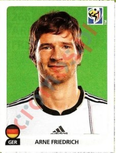 266 Arne Friedrich – FIFA World Cup South Africa 2010 Panini