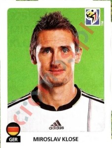 275 Miroslav Klose – FIFA World Cup South Africa 2010 Panini