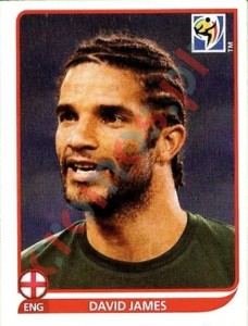 184 David James – FIFA World Cup South Africa 2010 Panini