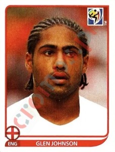 187 Glen Johnson – FIFA World Cup South Africa 2010 Panini