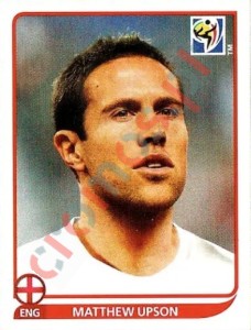 189 Matthew Upson – FIFA World Cup South Africa 2010 Panini