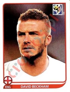 190 David Beckham – FIFA World Cup South Africa 2010 Panini