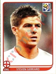 192 Steven Gerrard – FIFA World Cup South Africa 2010 Panini