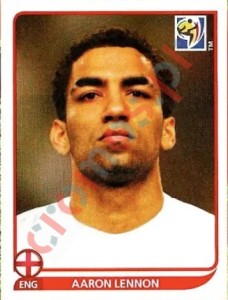 193 Aaron Lennon – FIFA World Cup South Africa 2010 Panini