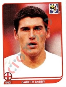 194 Gareth Barry – FIFA World Cup South Africa 2010 Panini