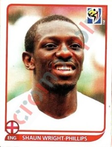 195 Shaun Wright-Phillips – FIFA World Cup South Africa 2010 Panini