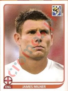 196x James Milner – FIFA World Cup South Africa 2010 Panini