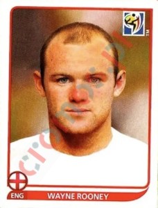 198 Wayne Rooney – FIFA World Cup South Africa 2010 Panini