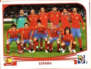 562 Team Photo – FIFA World Cup South Africa 2010 Panini