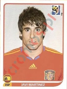 572x Javi Martinez – FIFA World Cup South Africa 2010 Panini