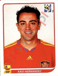 573 Xavi Hernandez – FIFA World Cup South Africa 2010 Panini