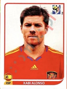 574 Xabi Alonso – FIFA World Cup South Africa 2010 Panini