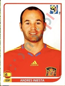577 Andres Iniesta – FIFA World Cup South Africa 2010 Panini