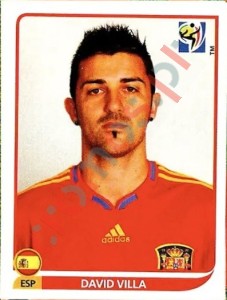 579 David Villa – FIFA World Cup South Africa 2010 Panini