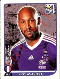 102 Nicolas Anelka – FIFA World Cup South Africa 2010 Panini