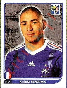104 Karim Benzema – FIFA World Cup South Africa 2010 Panini