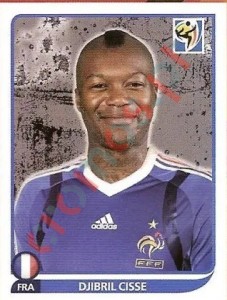 104x Djibril Cisse – FIFA World Cup South Africa 2010 Panini