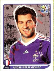 105 Andre-Pierre Gignac – FIFA World Cup South Africa 2010 Panini