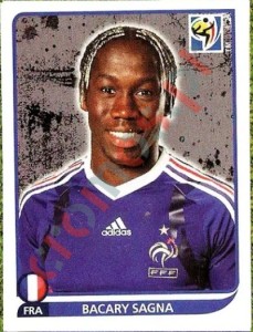93 Bacary Sagna – FIFA World Cup South Africa 2010 Panini