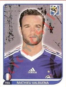 95x Mathieu Valbuena – FIFA World Cup South Africa 2010 Panini