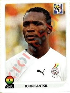 319 John Pantsil – FIFA World Cup South Africa 2010 Panini