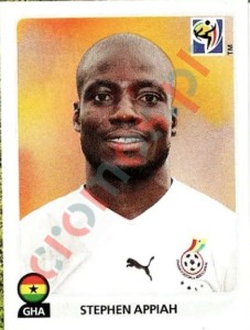 324 Stephen Appiah – FIFA World Cup South Africa 2010 Panini