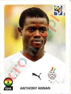 326 Anthony Annan – FIFA World Cup South Africa 2010 Panini