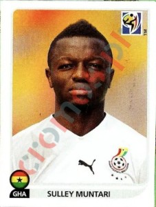 327 Sulley Muntari – FIFA World Cup South Africa 2010 Panini