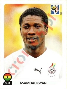 331 Asamoah Gyan – FIFA World Cup South Africa 2010 Panini