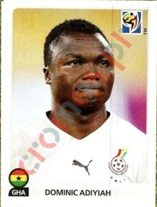 333 Dominic Adiyiah – FIFA World Cup South Africa 2010 Panini