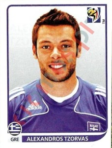 165 Alexandros Tzorvas – FIFA World Cup South Africa 2010 Panini