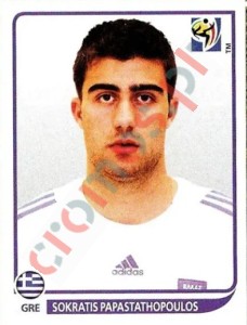 168 Sokratis Papastathopoulos – FIFA World Cup South Africa 2010 Panini