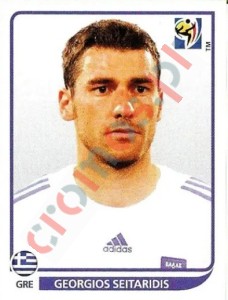 172 Georgios Seitaridis – FIFA World Cup South Africa 2010 Panini
