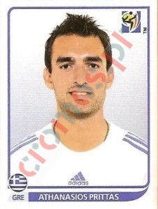 174x Athanasios Prittas – FIFA World Cup South Africa 2010 Panini