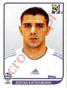 175 Kostas Katsouranis – FIFA World Cup South Africa 2010 Panini