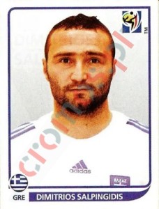 178 Dimitris Salpingidis – FIFA World Cup South Africa 2010 Panini