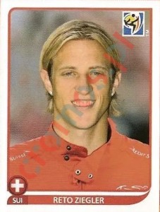 587x Reto Ziegler – FIFA World Cup South Africa 2010 Panini