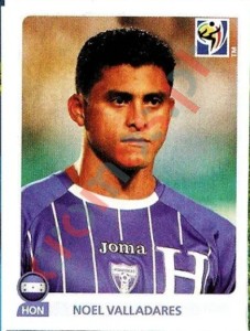 602 Noel Valladares – FIFA World Cup South Africa 2010 Panini