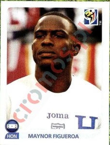 603 Maynor Figueroa – FIFA World Cup South Africa 2010 Panini