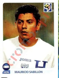 607 Mauricio Sabillon – FIFA World Cup South Africa 2010 Panini