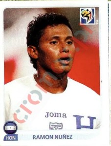 611 Ramon Nuñez – FIFA World Cup South Africa 2010 Panini