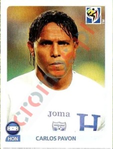616 Carlos Pavon – FIFA World Cup South Africa 2010 Panini