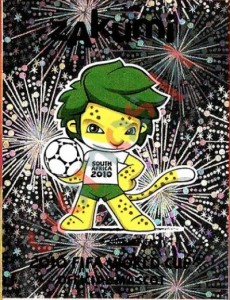 29 Official Mascot – FIFA World Cup South Africa 2010 Panini
