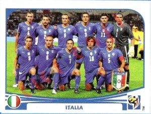 410 Team Photo – FIFA World Cup South Africa 2010 Panini