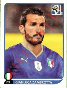 416 Gianluca Zambrotta – FIFA World Cup South Africa 2010 Panini