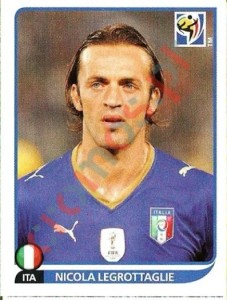 417 Nicola Legrottaglie – FIFA World Cup South Africa 2010 Panini
