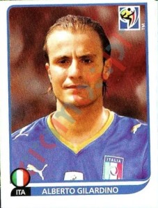 427 Alberto Gilardino – FIFA World Cup South Africa 2010 Panini