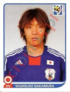 388 Shunsuke Nakamura – FIFA World Cup South Africa 2010 Panini