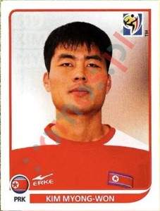 519 Kim Myong-Won – FIFA World Cup South Africa 2010 Panini